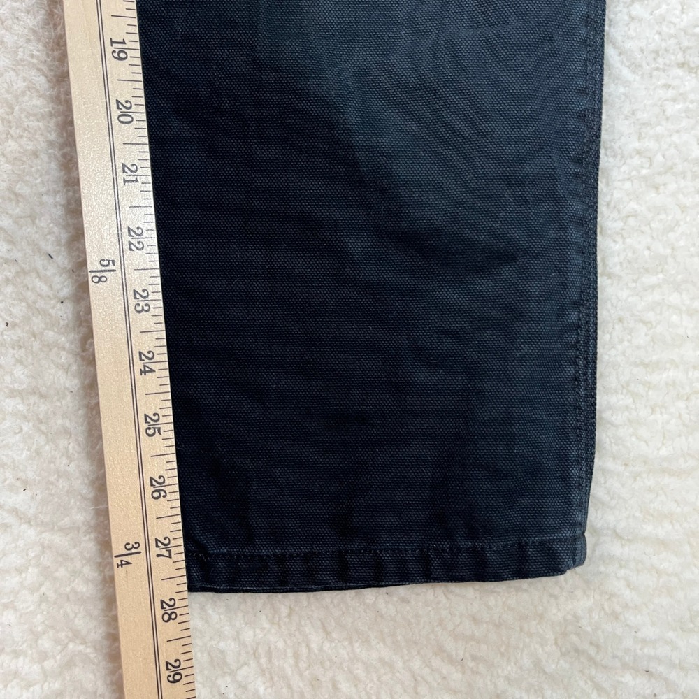 Dickies Pants Womens 0 Black FPR05SBK Duck Canvas Relaxed Straight Leg Workwear - Picture 2 of 11